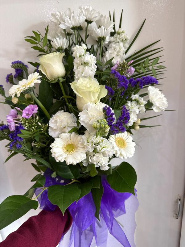 Flowers delivered to customer
