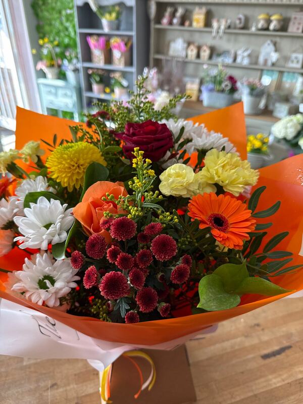 Flowers delivered to customer