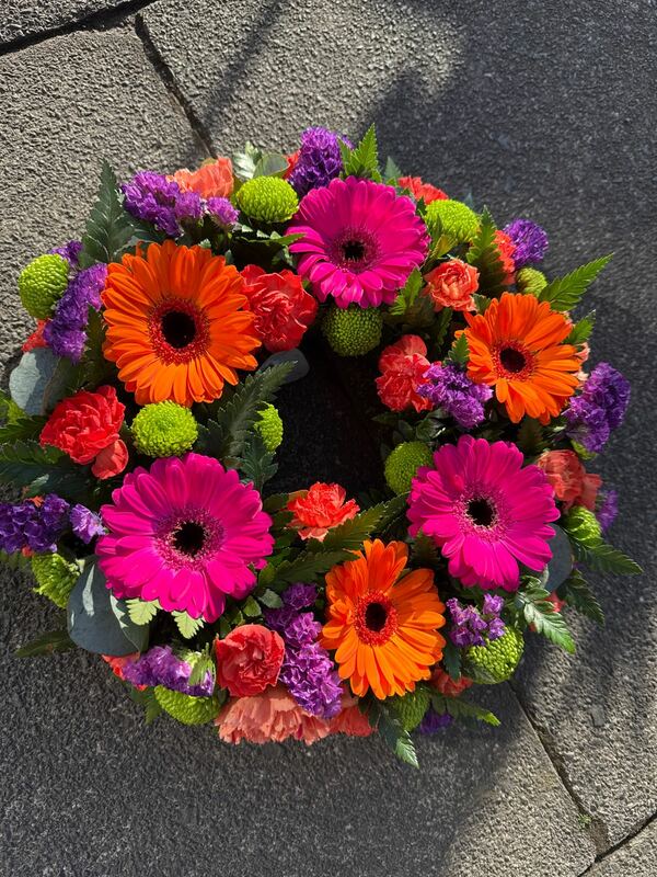 Flowers delivered to customer