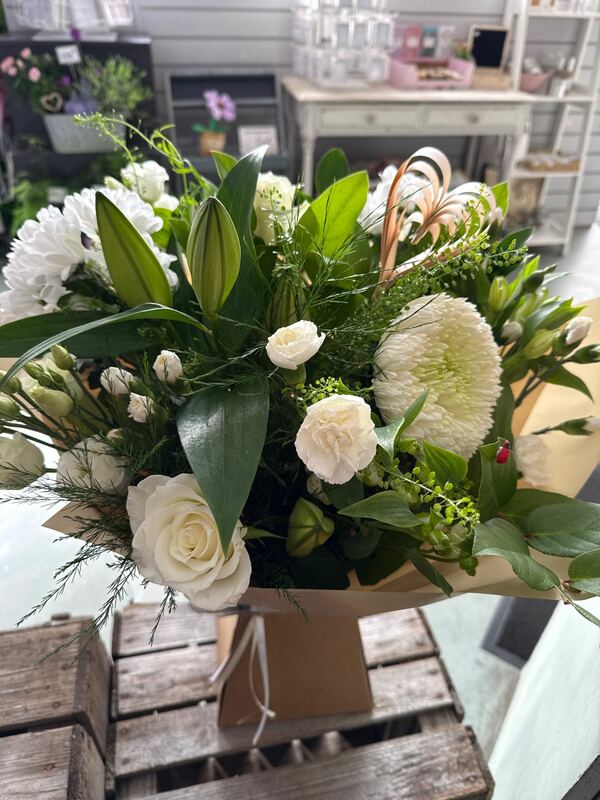 Flowers delivered to customer