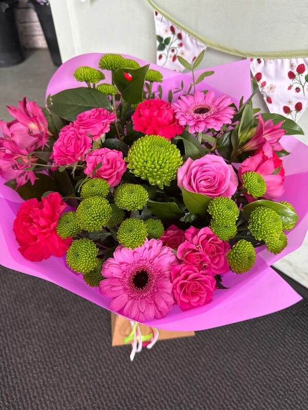 Flowers delivered to customer