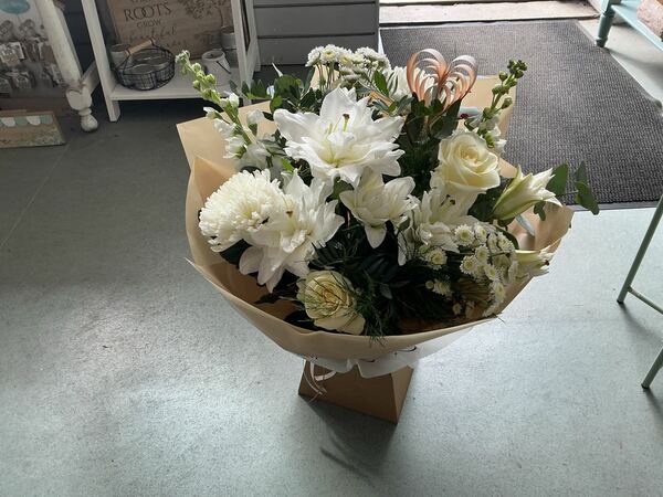 Flowers delivered to customer