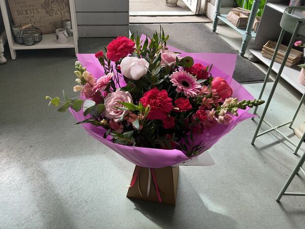Flowers delivered to customer
