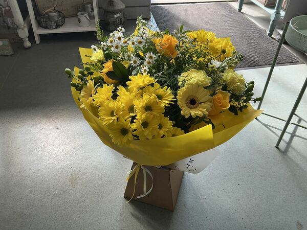 Flowers delivered to customer