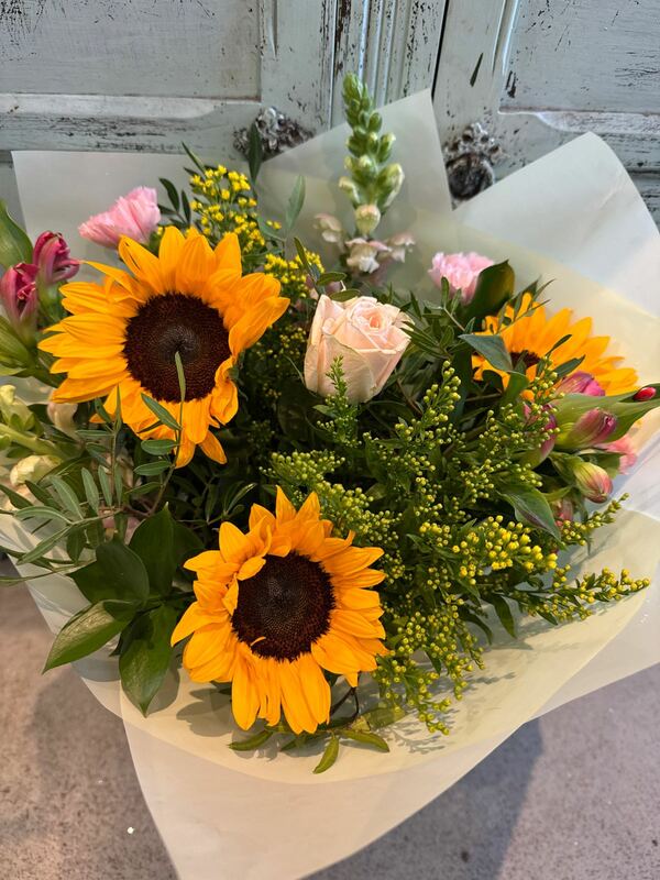 Flowers delivered to customer