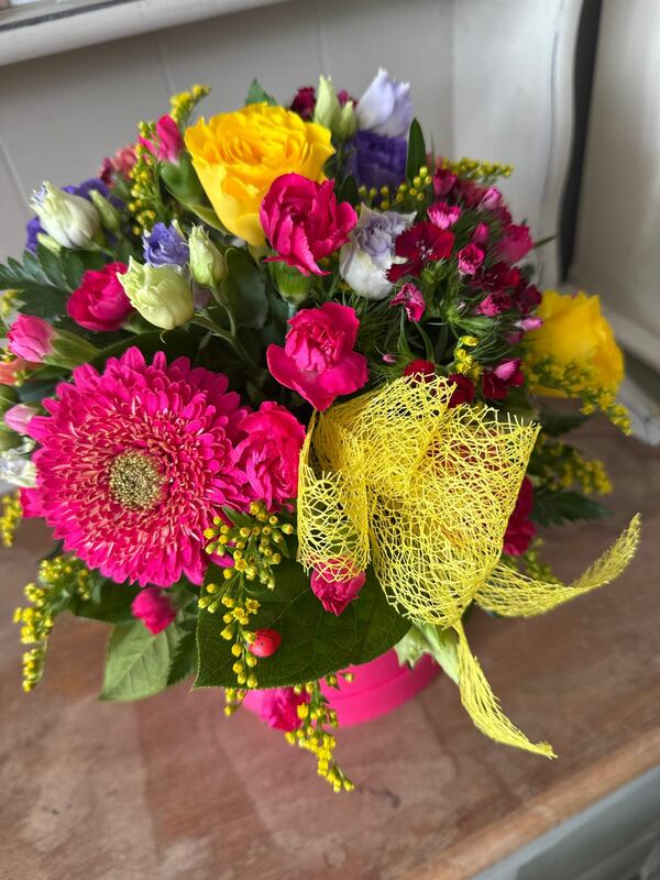 Flowers delivered to customer