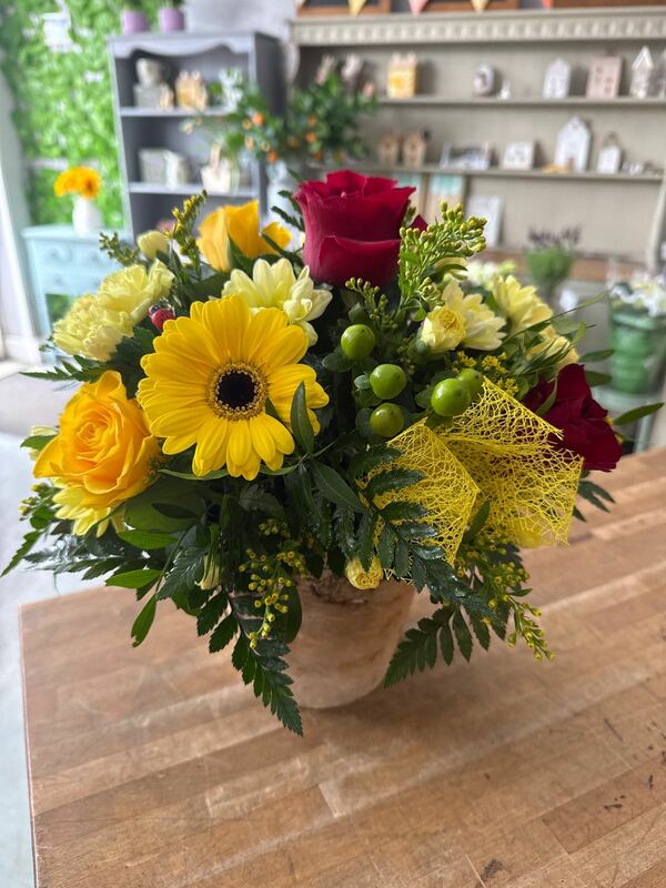 Flowers delivered to customer