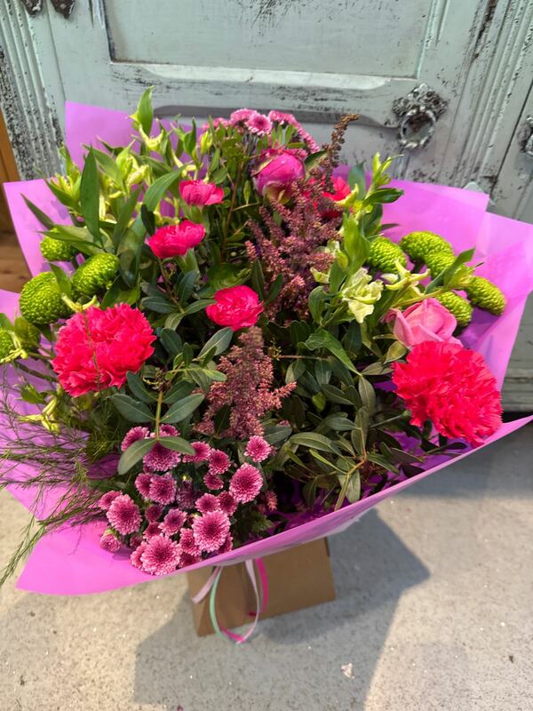 Flowers delivered to customer