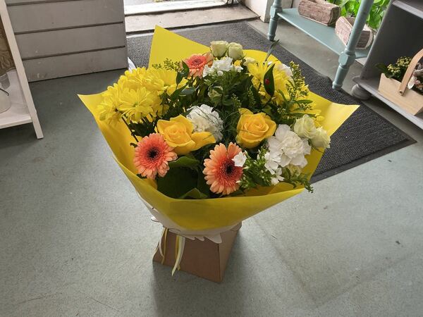 Flowers delivered to customer