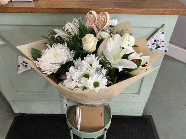 Flowers delivered to customer