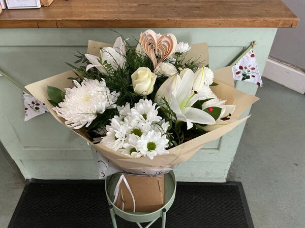 Flowers delivered to customer