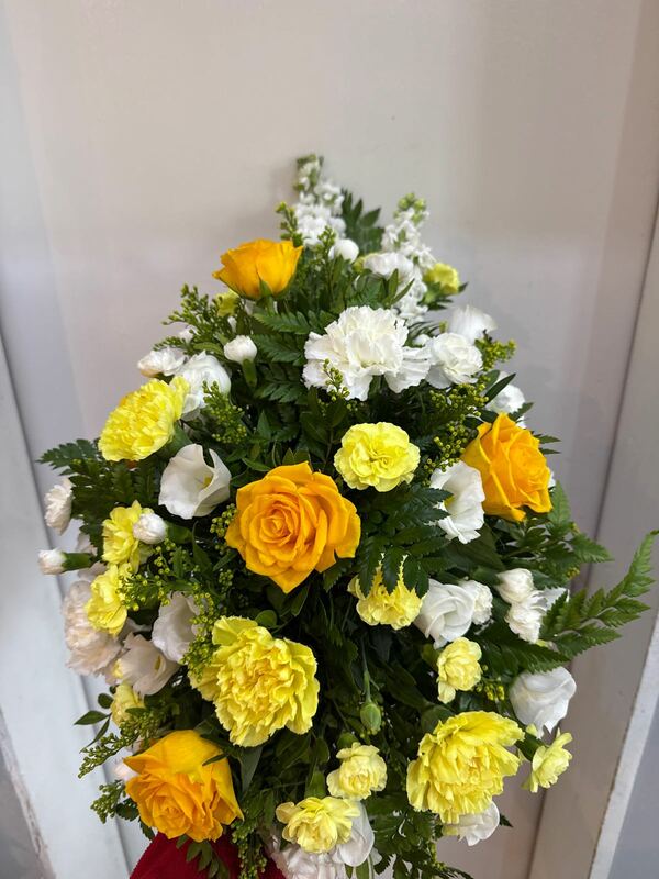 Flowers delivered to customer