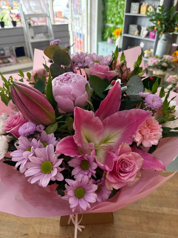Flowers delivered to customer