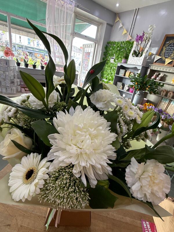 Flowers delivered to customer