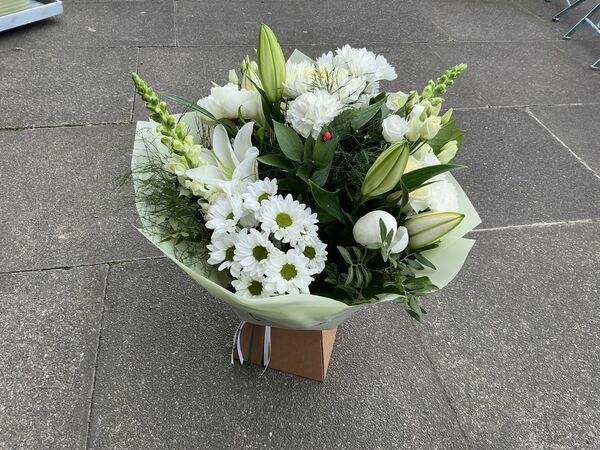Flowers delivered to customer
