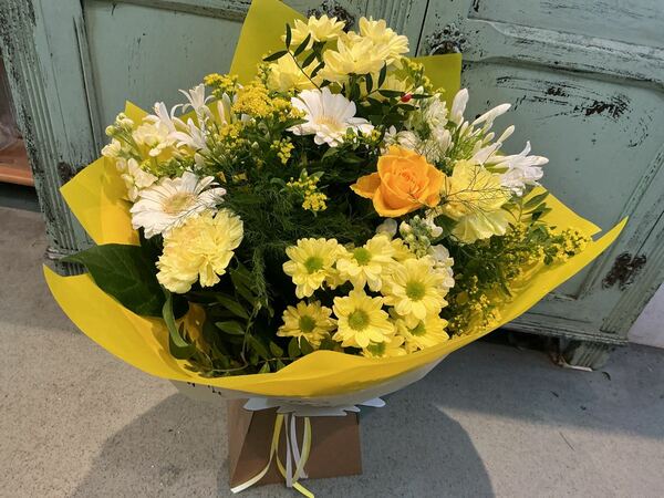 Flowers delivered to customer