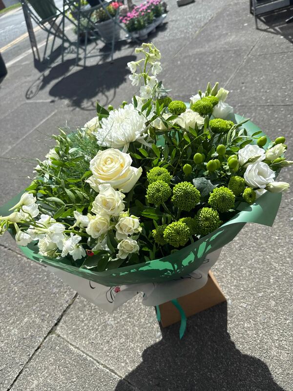 Flowers delivered to customer