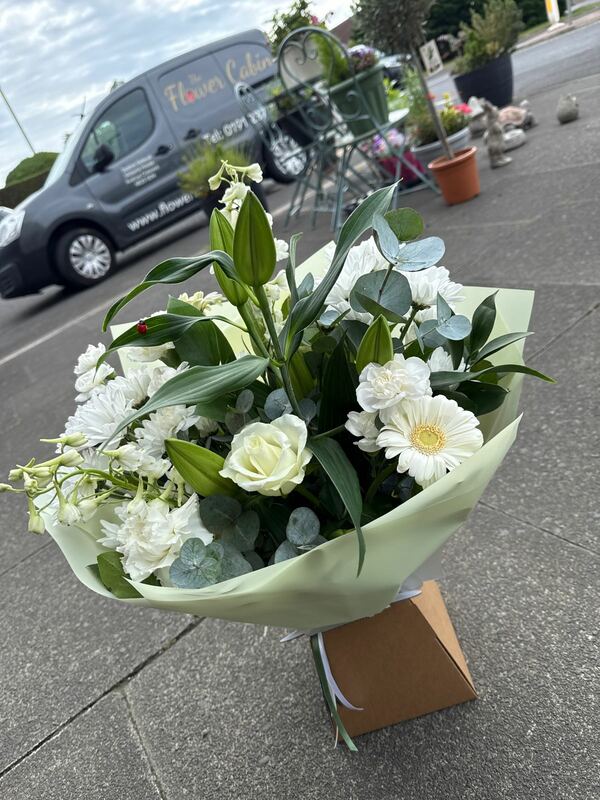 Flowers delivered to customer
