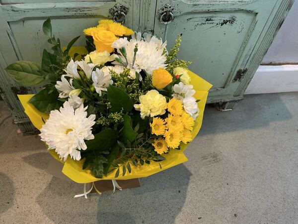Flowers delivered to customer