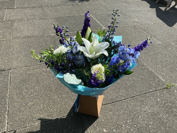 Flowers delivered to customer