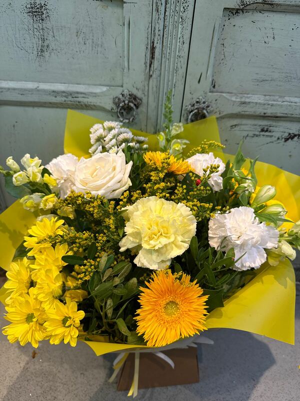 Flowers delivered to customer