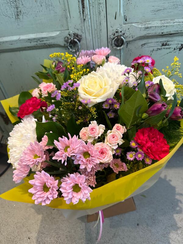 Flowers delivered to customer