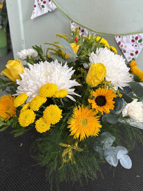 Flowers delivered to customer
