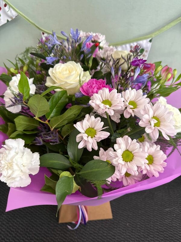 Flowers delivered to customer