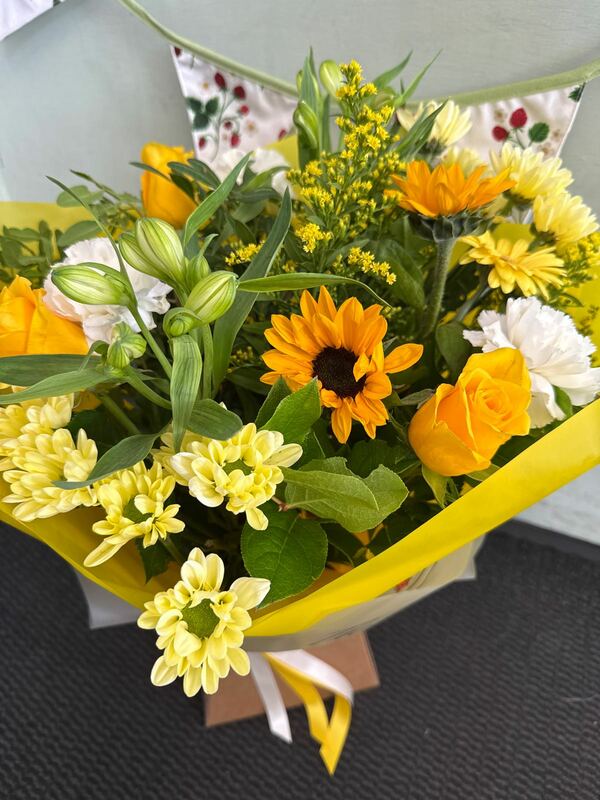 Flowers delivered to customer