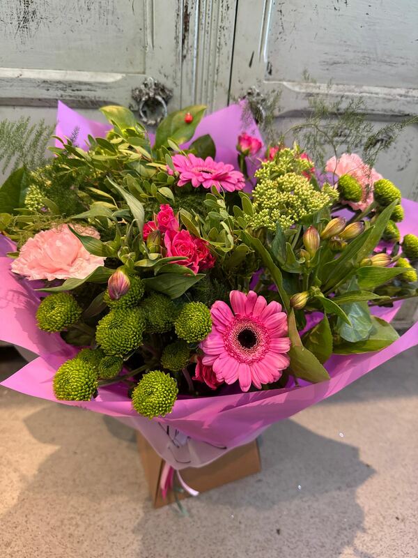 Flowers delivered to customer