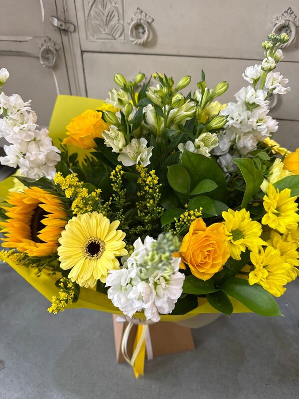 Flowers delivered to customer