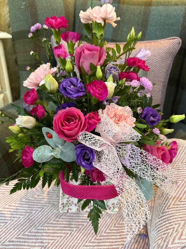 Flowers delivered to customer