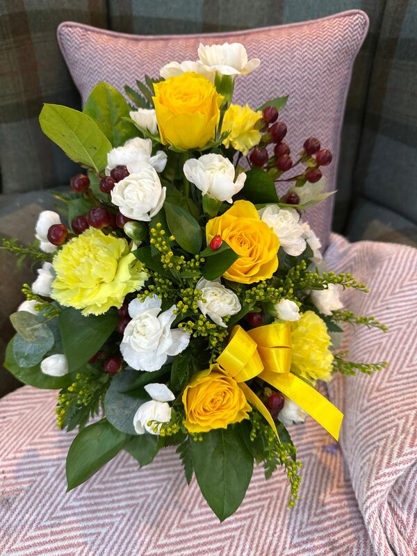 Flowers delivered to customer