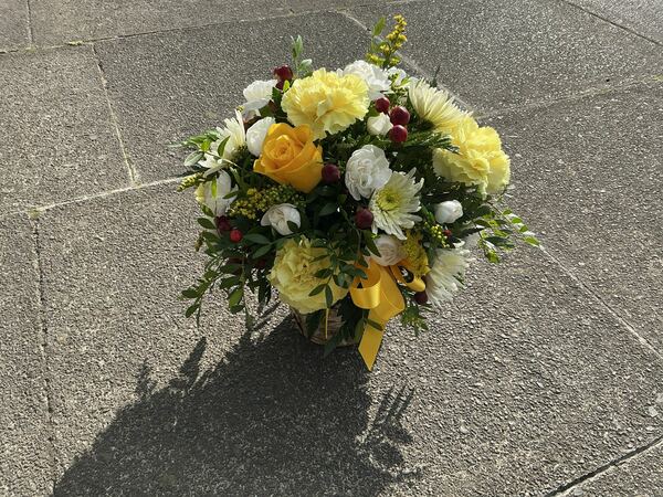 Flowers delivered to customer