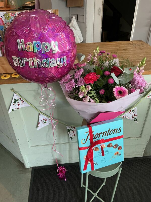 Flowers delivered to customer