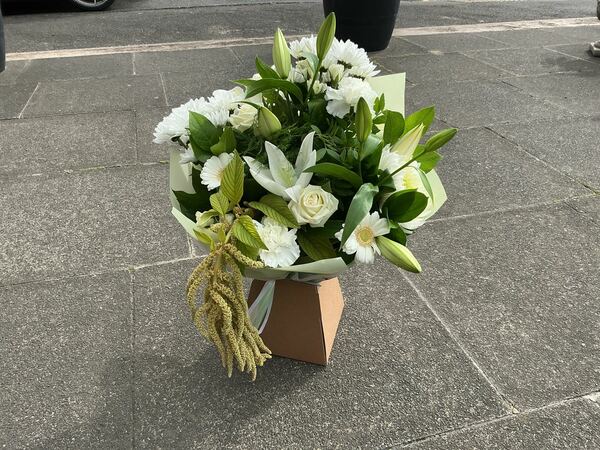 Flowers delivered to customer