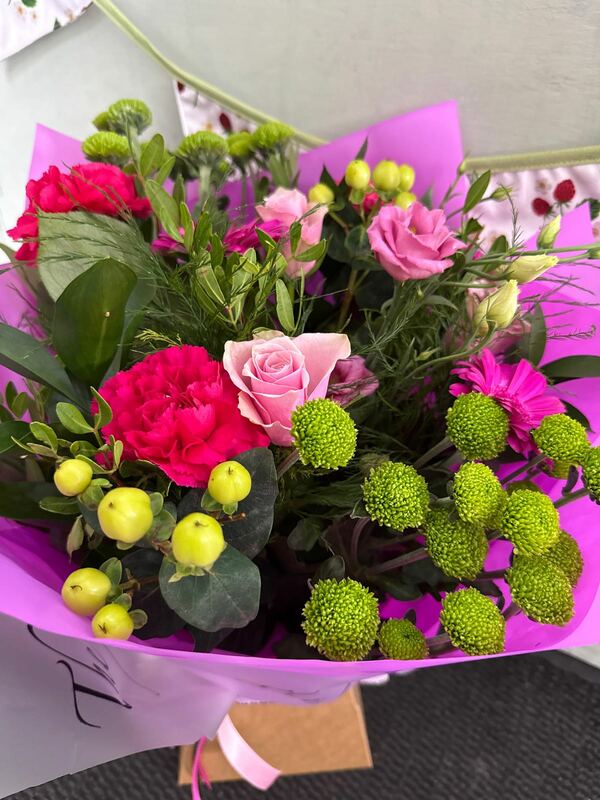 Flowers delivered to customer