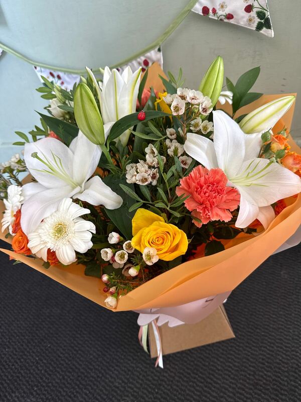 Flowers delivered to customer