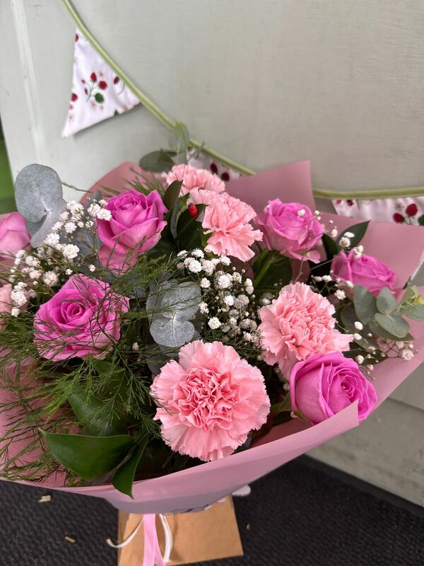 Flowers delivered to customer