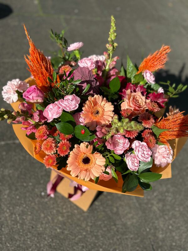 Flowers delivered to customer