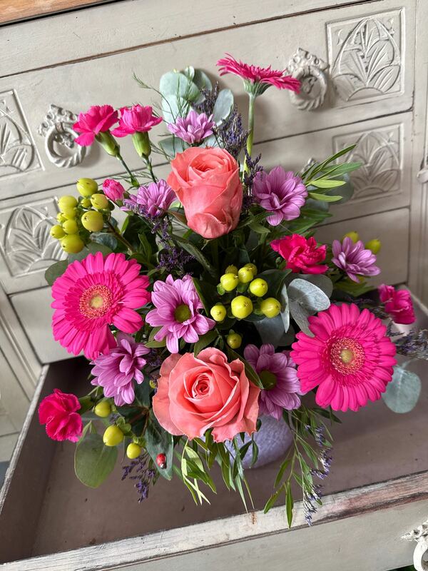 Flowers delivered to customer