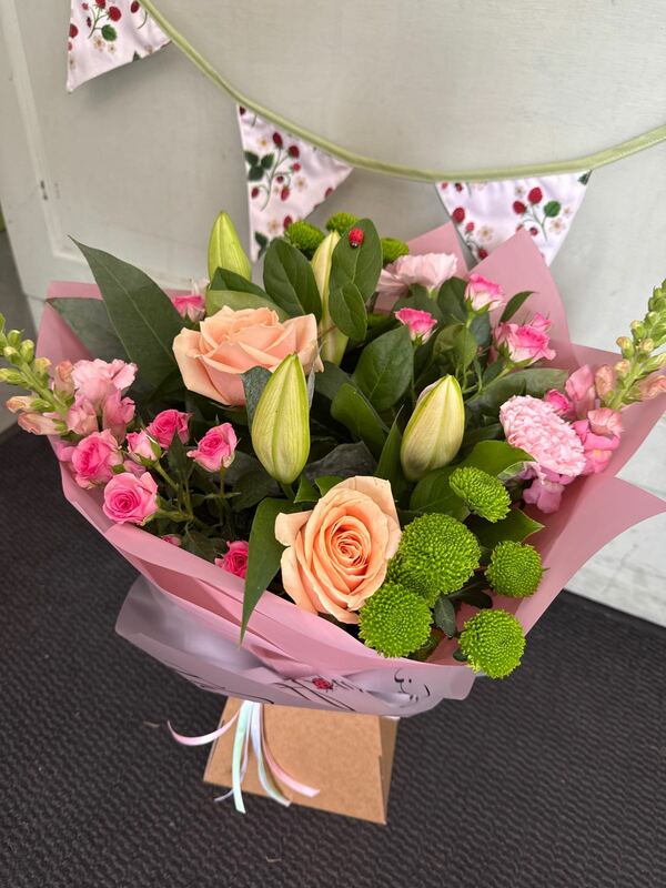 Flowers delivered to customer