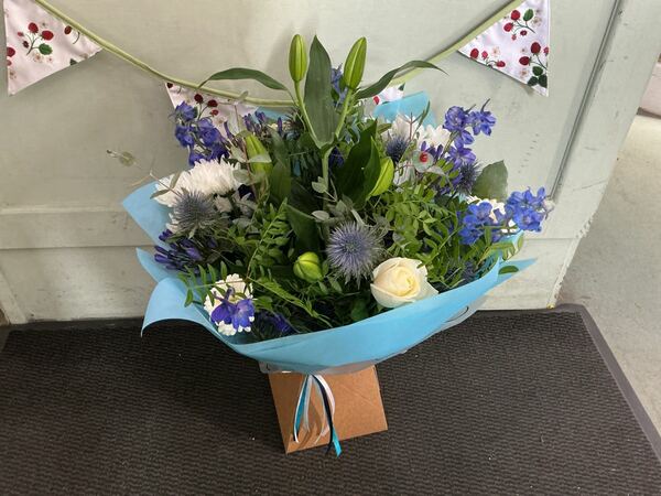 Flowers delivered to customer