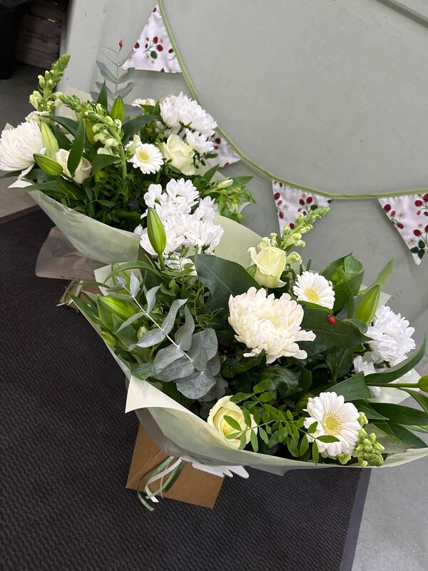 Flowers delivered to customer