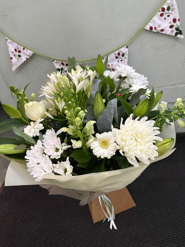 Flowers delivered to customer