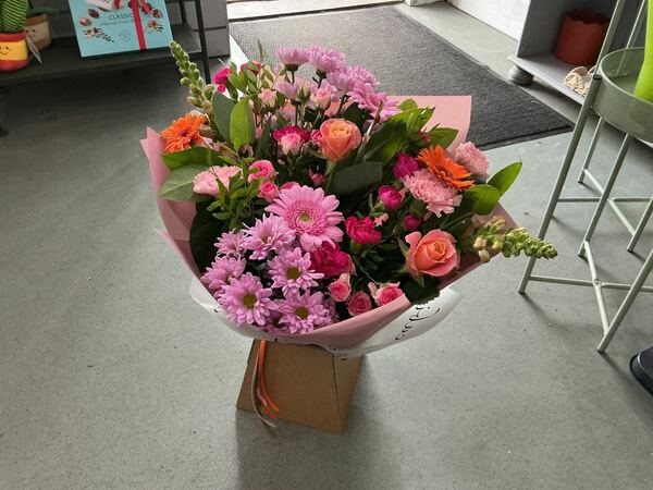 Flowers delivered to customer