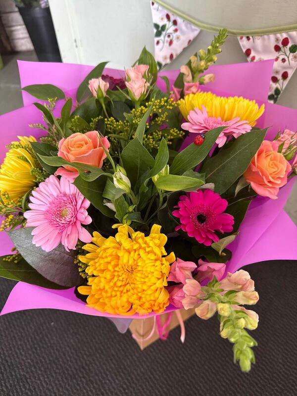 Flowers delivered to customer