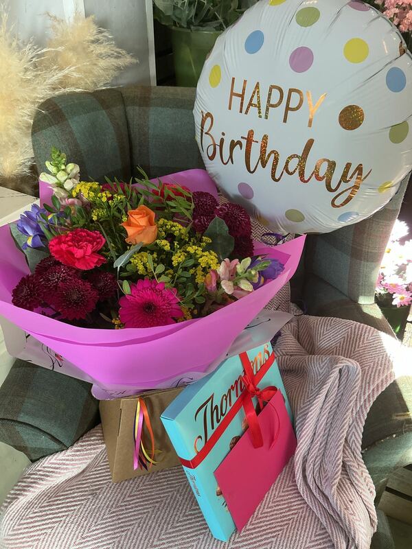 Flowers delivered to customer