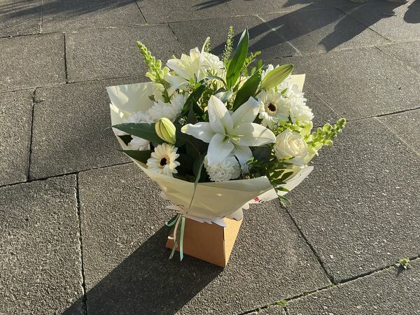 Flowers delivered to customer