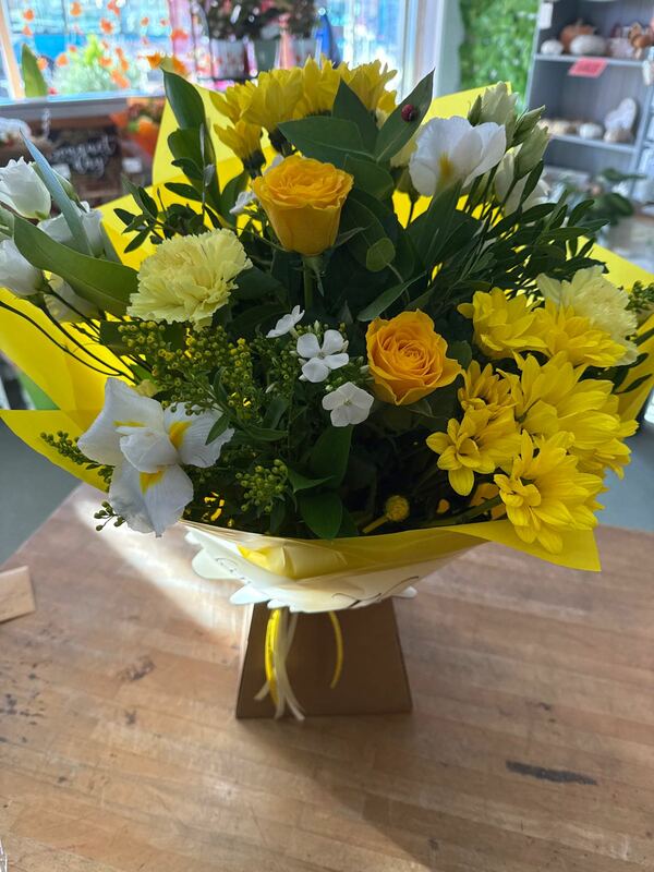 Flowers delivered to customer